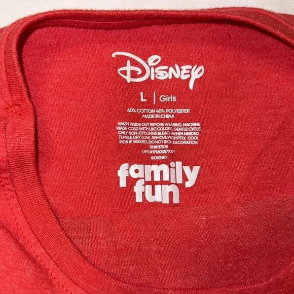 EUC Disney Red/White/Blue Short Sleeve T-Shirt (L) - Picture 4 of 4